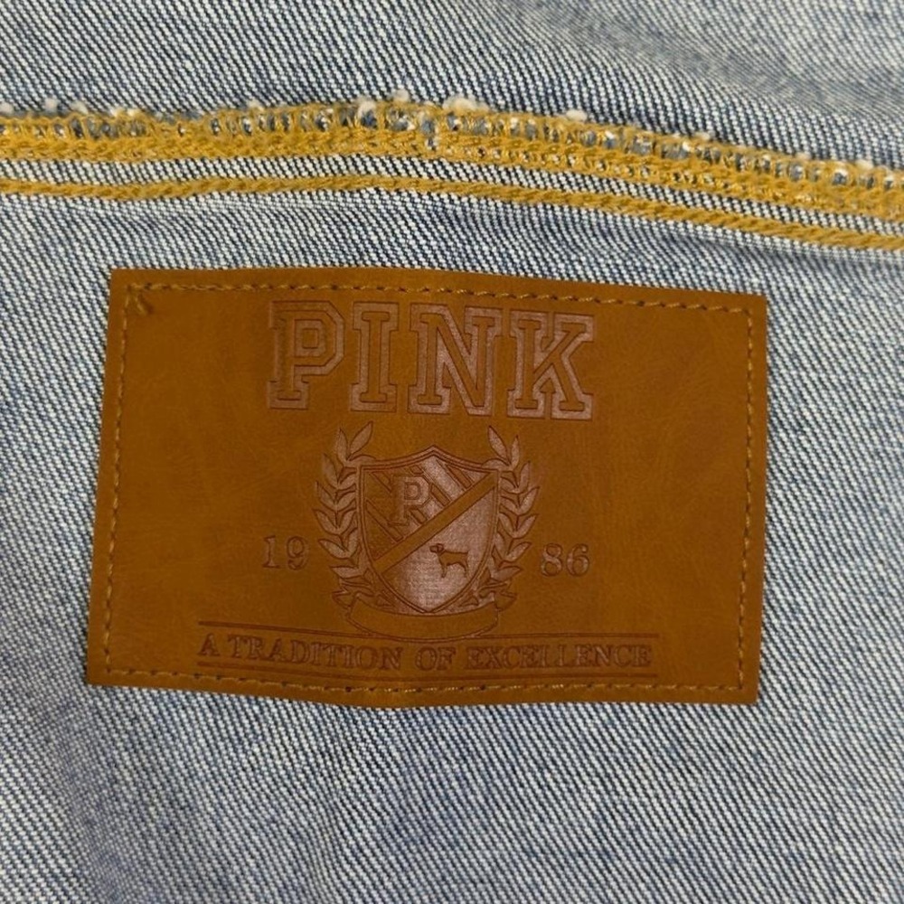 VS PINK limited edition Rhinestone Denim Jacket, oversized jacket,‎ Summer fit - Picture 5 of 8